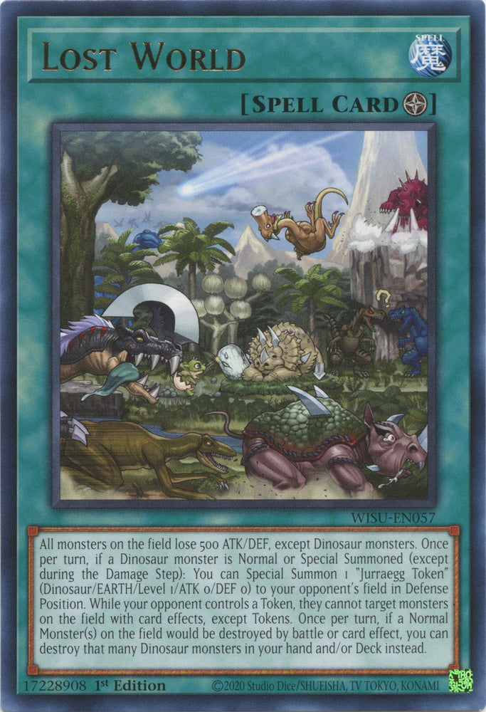 Lost World [WISU-EN057] Rare Yu-Gi-Oh!