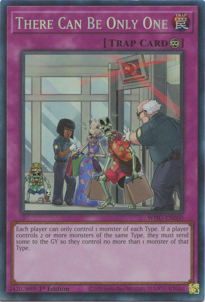 There Can Be Only One [WISU-EN060] Collector's Rare Yu-Gi-Oh!