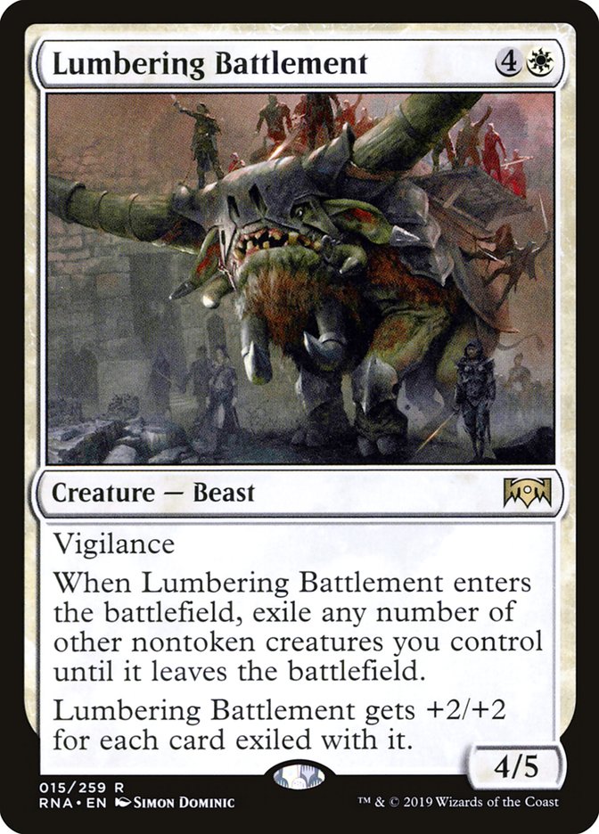 Lumbering Battlement [Ravnica Allegiance] Magic: The Gathering