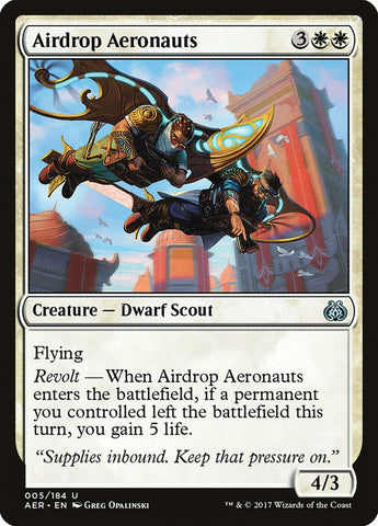 Airdrop Aeronauts [Aether Revolt] Magic: The Gathering