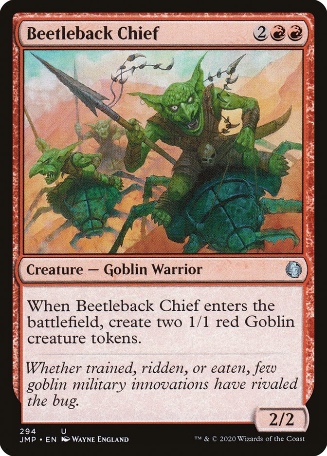 Beetleback Chief [Jumpstart] Magic: The Gathering