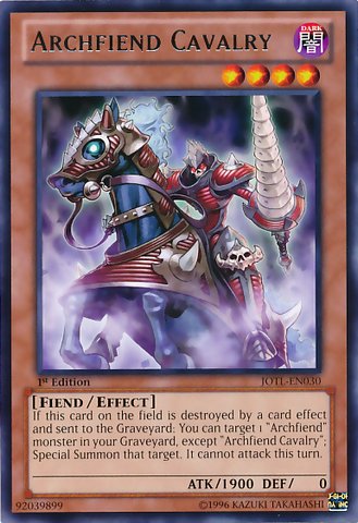 Archfiend Cavalry [JOTL-EN030] Rare Yu-Gi-Oh!