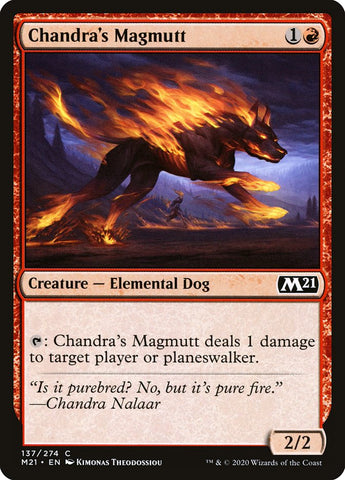 Chandra's Magmutt [Core Set 2021] Magic: The Gathering