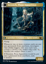 Dennick, Pious Apprentice // Dennick, Pious Apparition [Innistrad: Midnight Hunt] Magic: The Gathering