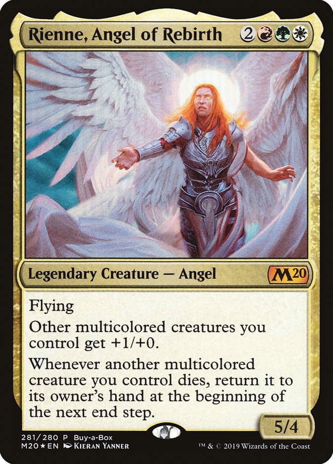 Rienne, Angel of Rebirth (Buy-A-Box) [Core Set 2020] Magic: The Gathering