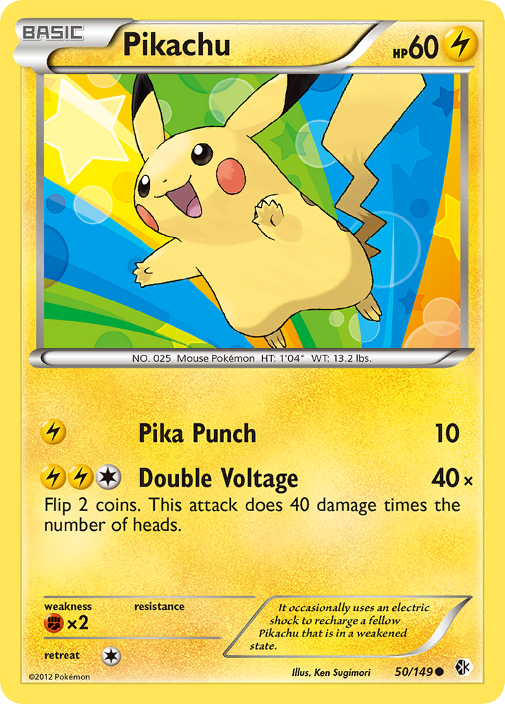 Pikachu (50/149) [Black & White: Boundaries Crossed] Pokémon