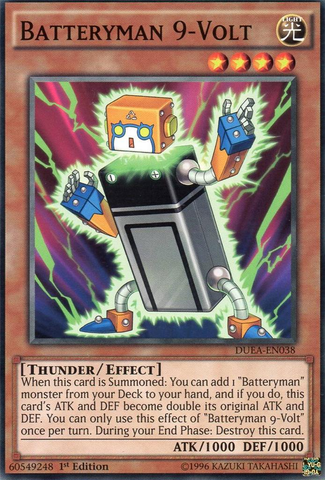 Batteryman 9-Volt [DUEA-EN038] Common Yu-Gi-Oh!
