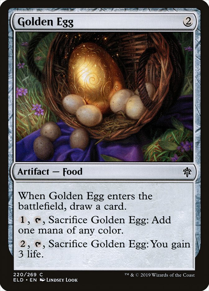 Golden Egg [Throne of Eldraine] Magic: The Gathering