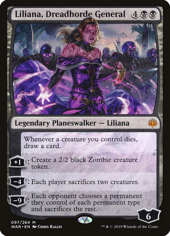 Liliana, Dreadhorde General [War of the Spark] Magic: The Gathering