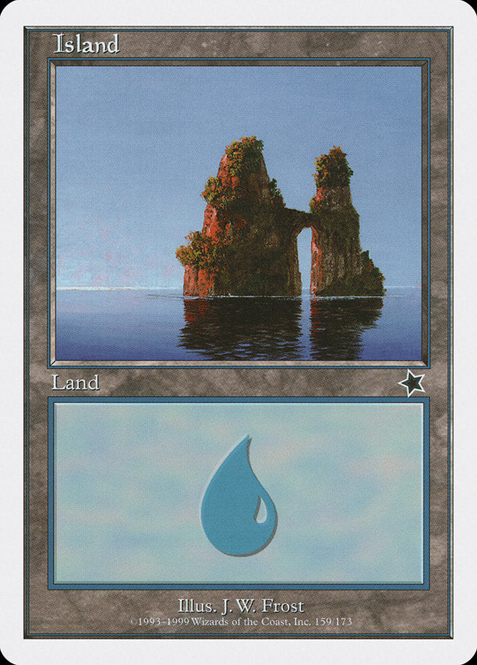 Island (159) [Starter 1999] Magic: The Gathering