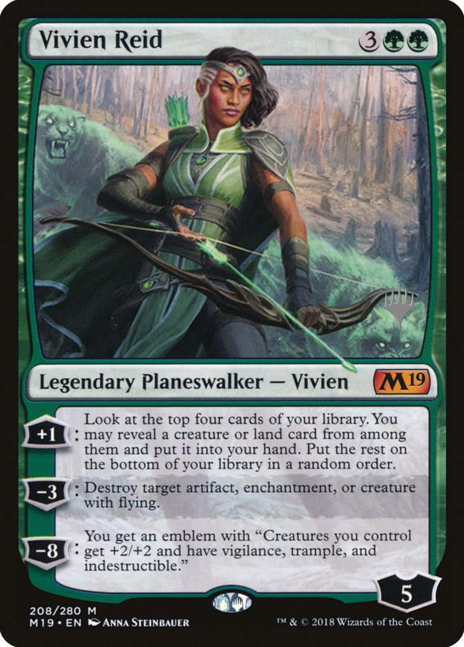 Vivien Reid (Promo Pack) [Core Set 2019 Promos] Magic: The Gathering