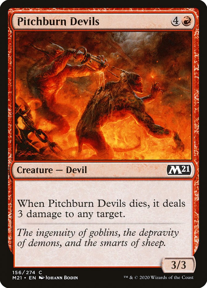 Pitchburn Devils [Core Set 2021] Magic: The Gathering