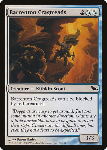 Barrenton Cragtreads [Shadowmoor] Magic: The Gathering