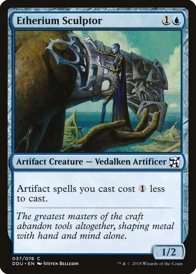 Etherium Sculptor [Duel Decks: Elves vs. Inventors] Magic: The Gathering