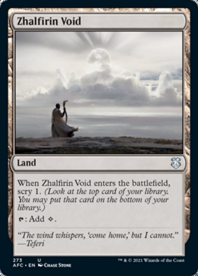 Zhalfirin Void [Dungeons & Dragons: Adventures in the Forgotten Realms Commander] Magic: The Gathering