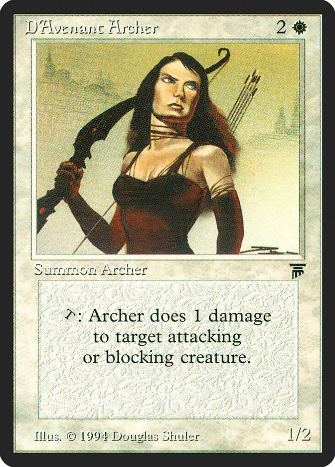 D'Avenant Archer [Legends] Magic: The Gathering