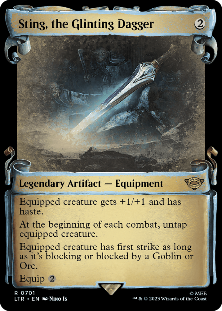 Sting, the Glinting Dagger [The Lord of the Rings: Tales of Middle-Earth Showcase Scrolls] Magic: The Gathering