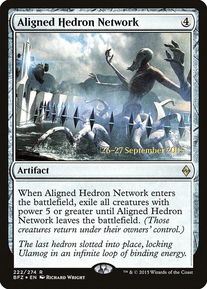 Aligned Hedron Network [Battle for Zendikar Prerelease Promos] Magic: The Gathering