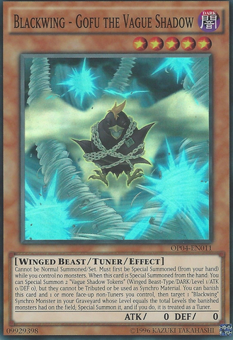 Blackwing - Gofu the Vague Shadow [OP04-EN011] Super Rare Yu-Gi-Oh!