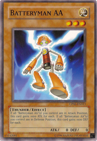 Batteryman AA [CP06-EN013] Common Yu-Gi-Oh!