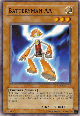 Batteryman AA [CP06-EN013] Common Yu-Gi-Oh!
