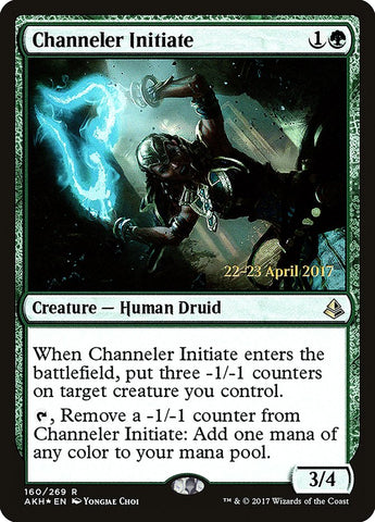 Channeler Initiate [Amonkhet Prerelease Promos] Magic: The Gathering