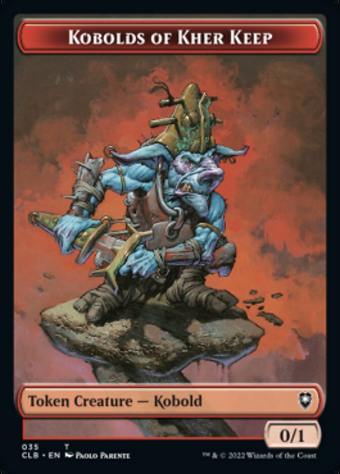 Kobolds of Kher Keep // Treasure Double-Sided Token [Commander Legends: Battle for Baldur's Gate Tokens] Magic: The Gathering