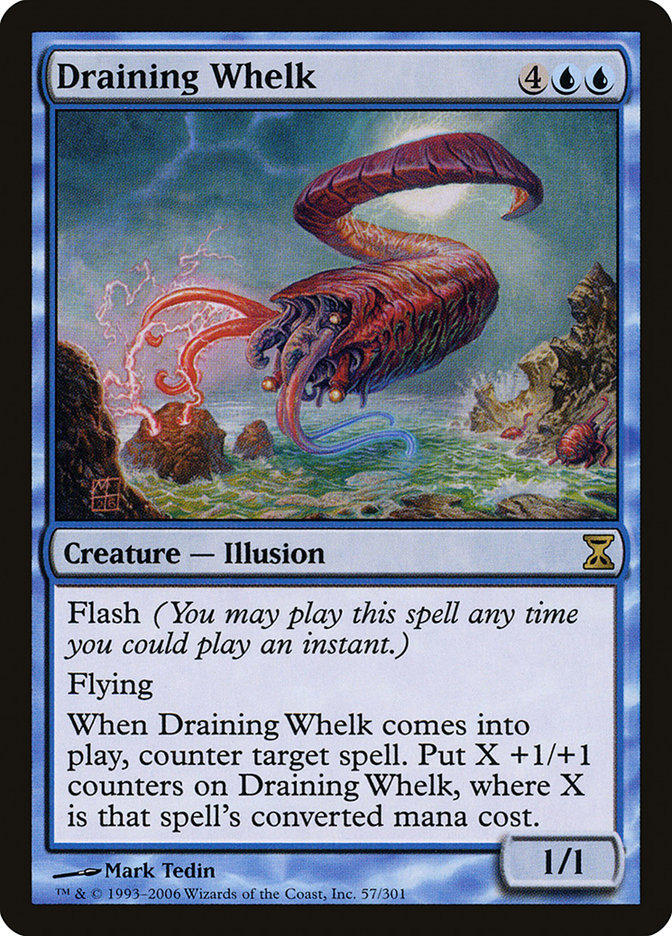 Draining Whelk [Time Spiral] Magic: The Gathering