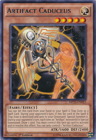 Artifact Caduceus [MP15-EN012] Rare Yu-Gi-Oh!