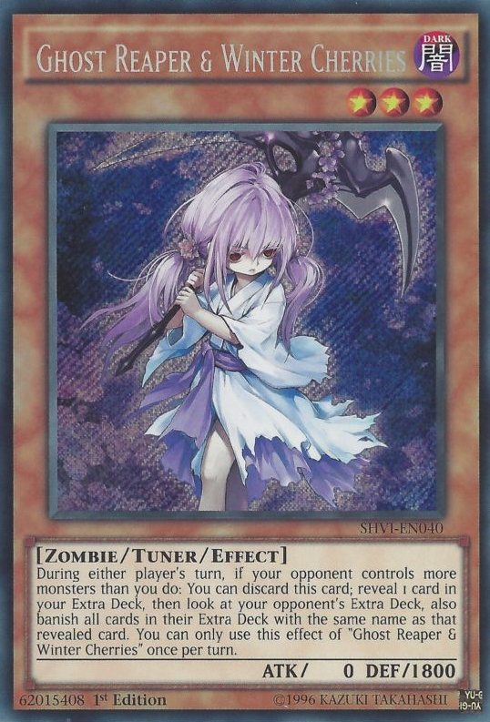 Ghost Reaper & Winter Cherries [SHVI-EN040] Secret Rare Yu-Gi-Oh!