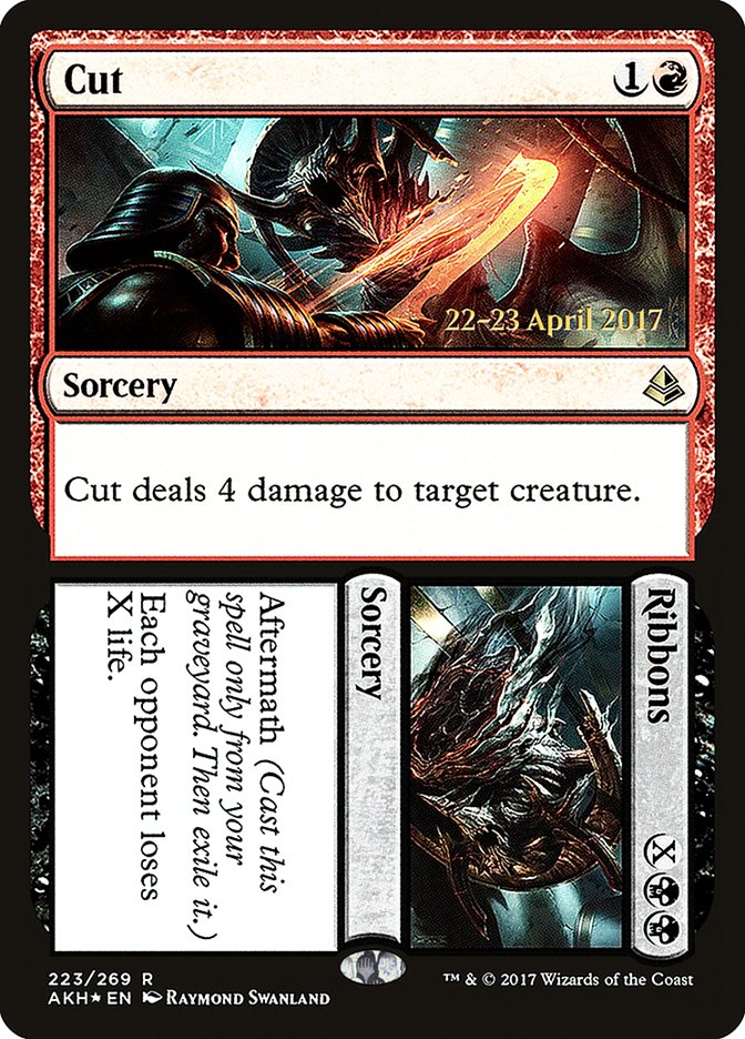 Cut // Ribbons [Amonkhet Prerelease Promos] Magic: The Gathering