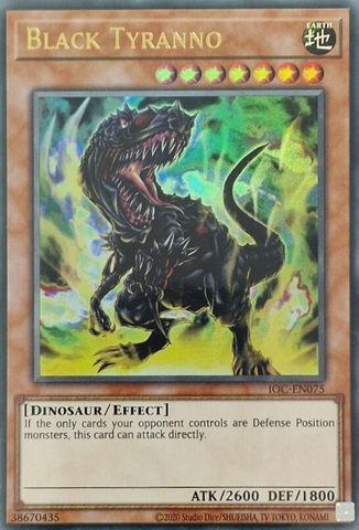Black Tyranno (25th Anniversary) [IOC-EN075] Ultra Rare Yu-Gi-Oh!