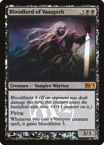 Bloodlord of Vaasgoth [Magic 2012 Prerelease Promos] Magic: The Gathering