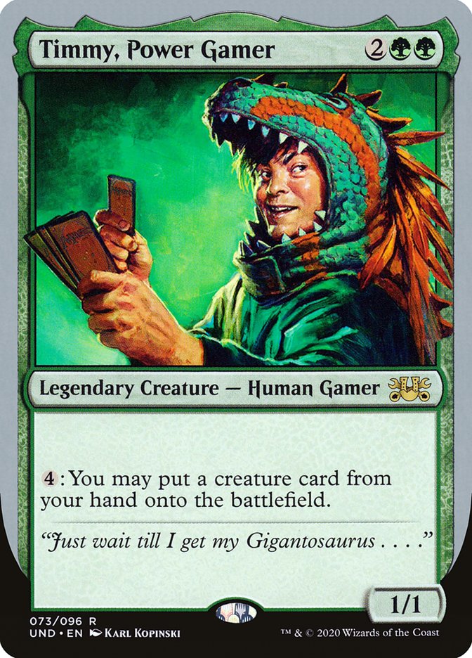 Timmy, Power Gamer [Unsanctioned] Magic: The Gathering