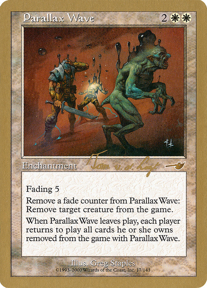 Parallax Wave (Tom van de Logt) [World Championship Decks 2000] Magic: The Gathering
