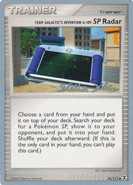 Team Galactic's Invention G-109 SP Radar (96/111) (Luxdrill - Stephen Silvestro) [World Championships 2009] Pokémon