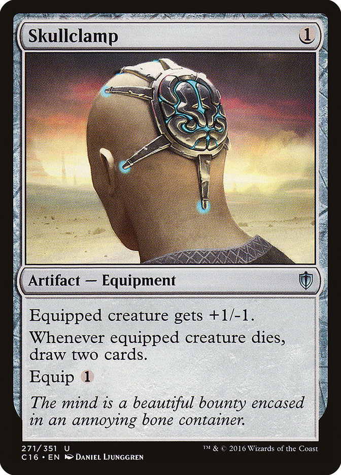 Skullclamp [Commander 2016] Magic: The Gathering