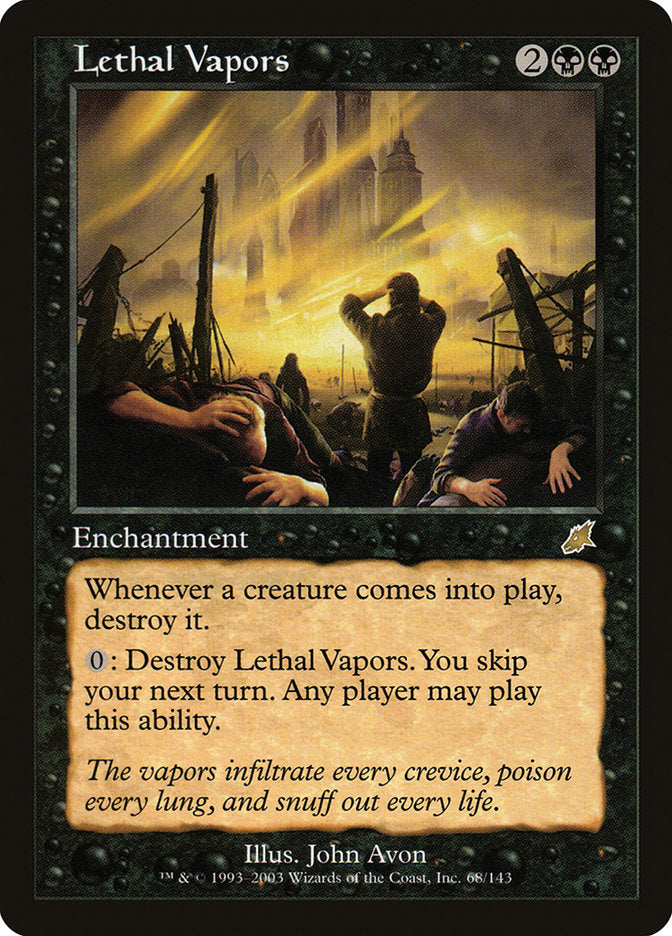 Lethal Vapors [Scourge] Magic: The Gathering