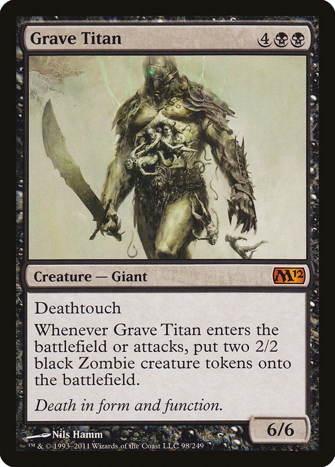 Grave Titan [Magic 2012] Magic: The Gathering