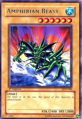 Amphibian Beast [LON-008] Rare Yu-Gi-Oh!