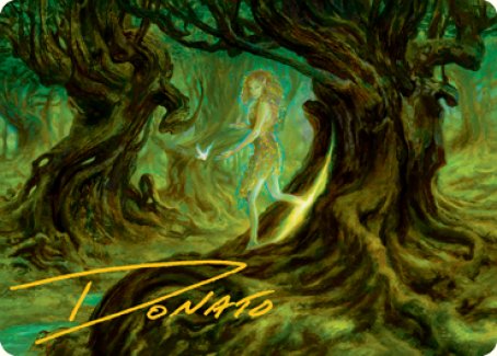 Neverwinter Dryad Art Card (Gold-Stamped Signature) [Dungeons & Dragons: Adventures in the Forgotten Realms Art Series] Magic: The Gathering