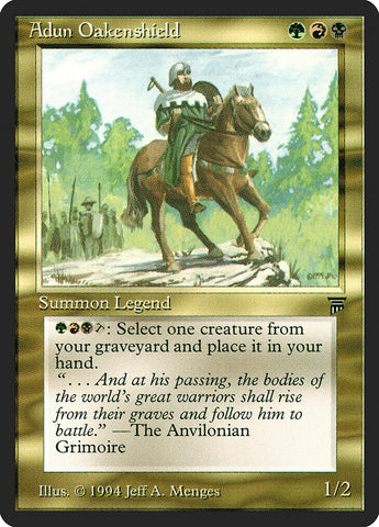 Adun Oakenshield [Legends] Magic: The Gathering