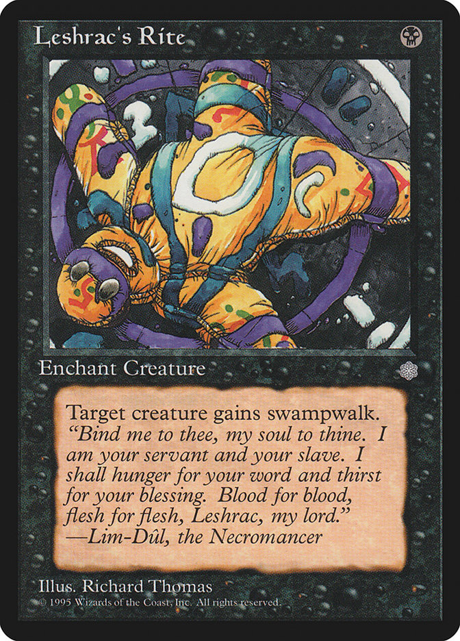 Leshrac's Rite [Ice Age] Magic: The Gathering