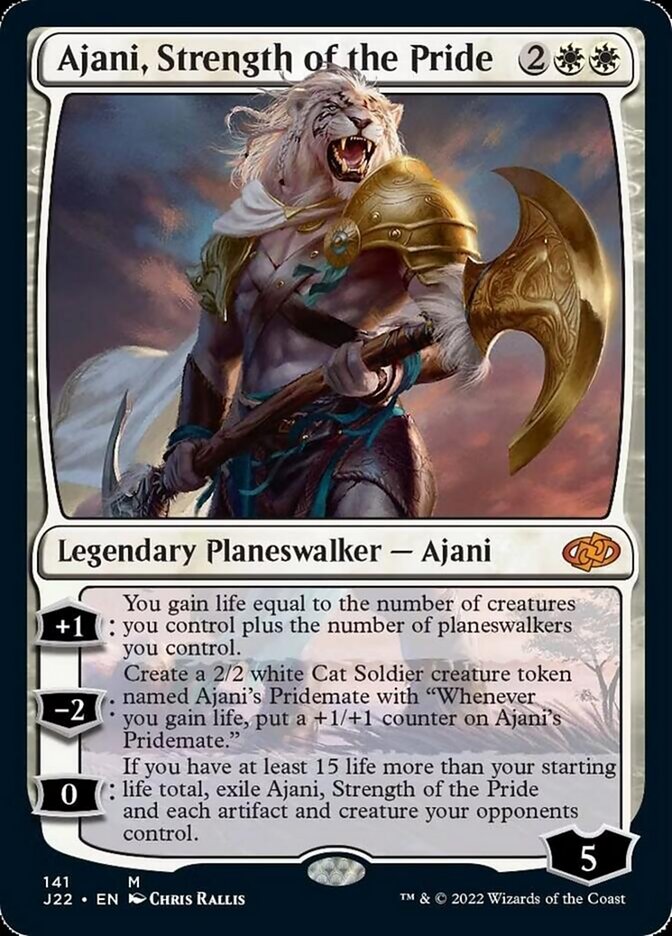 Ajani, Strength of the Pride [Jumpstart 2022] Magic: The Gathering