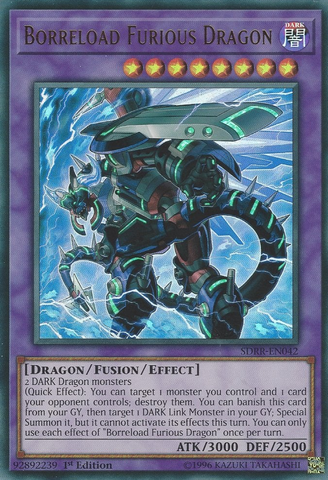 Borreload Furious Dragon [SDRR-EN042] Ultra Rare Yu-Gi-Oh!