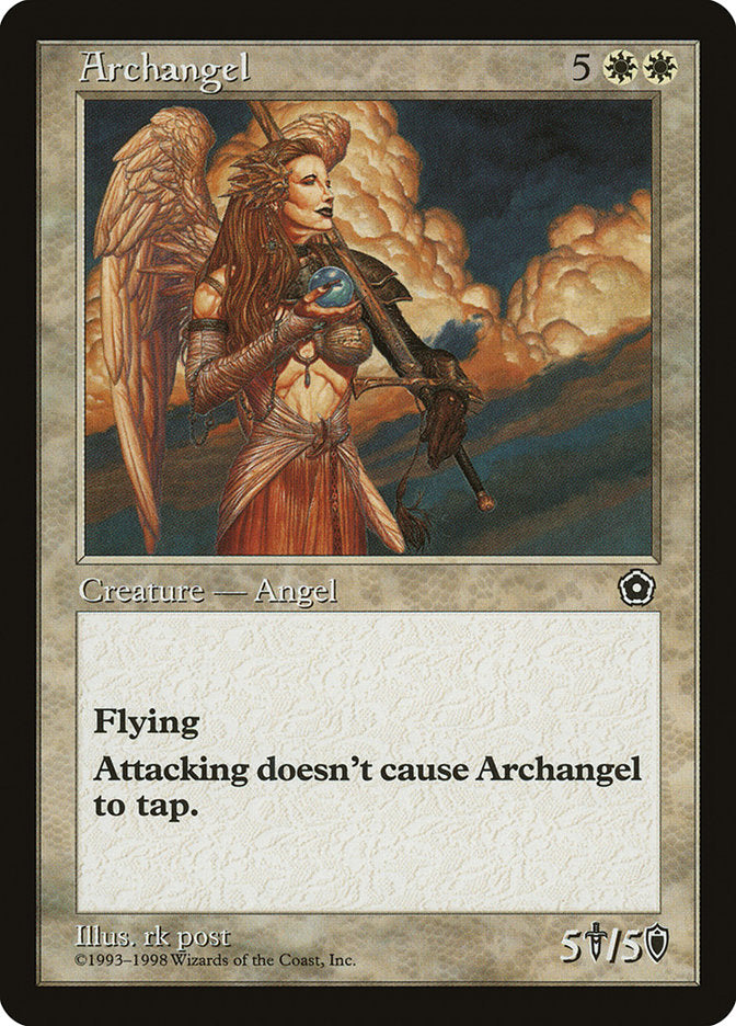 Archangel [Portal Second Age] Magic: The Gathering