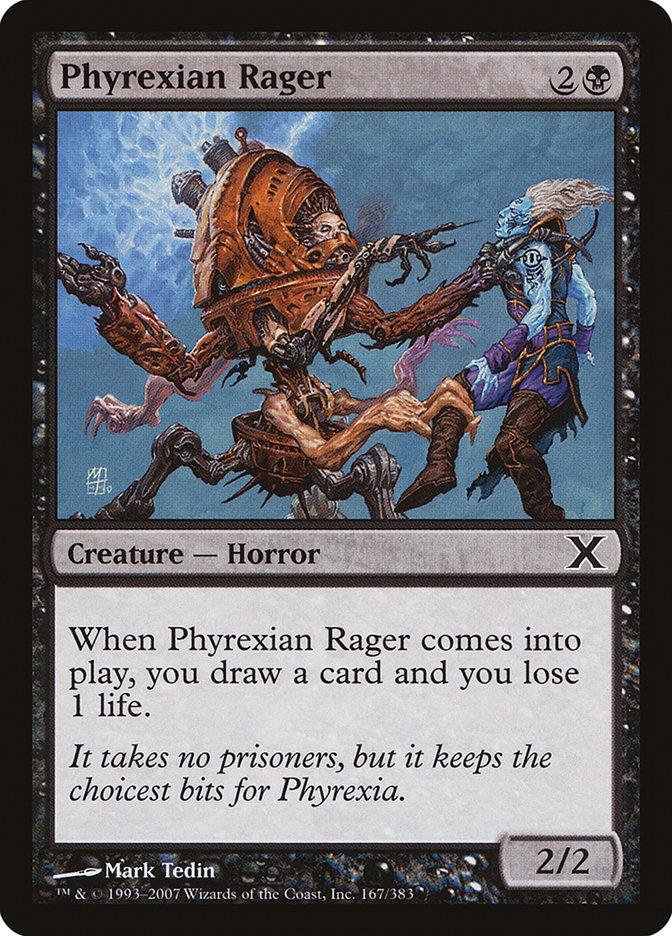 Phyrexian Rager [Tenth Edition] Magic: The Gathering