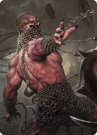 Chain Devil Art Card [Commander Legends: Battle for Baldur's Gate Art Series] Magic: The Gathering