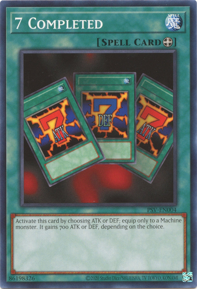 7 Completed (25th Anniversary) [PSV-EN004] Common Yu-Gi-Oh!