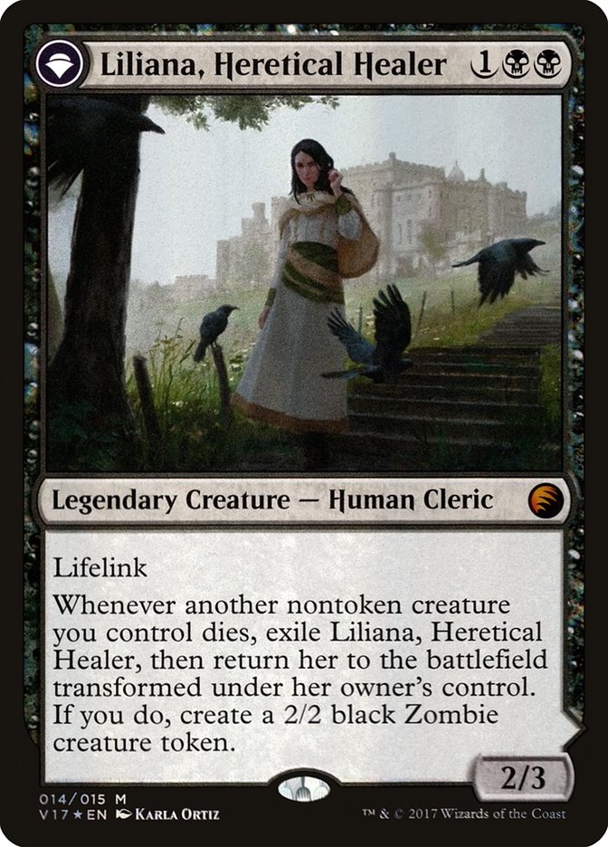 Liliana, Heretical Healer // Liliana, Defiant Necromancer [From the Vault: Transform] Magic: The Gathering